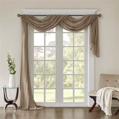 sheer scarf window treatment ideas.